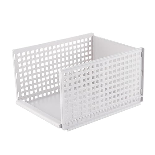 Alipis cesta de almacenamiento tapa accesorios cajas organización bandejas cajones almacenaje cajon almacenaje organizador de armario apilable cajón organizador de ropa el plastico