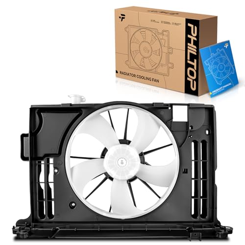 PHILTOP Radiator Fan Assembly for Toyota Corolla 2014-2019