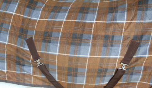Image of Challenger Horse Polar Fleece Cooler Exercise Blanket Wicks Moisture Winter 43EE12