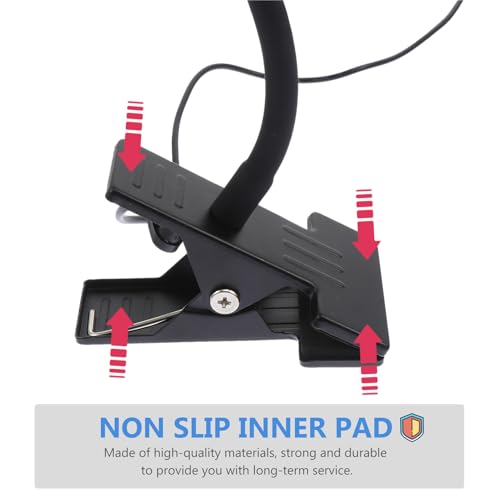 Lámpara de Mesa Noche Clip USB Negra para Lectura miniatura 6