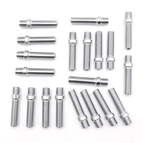 Tornillos de rueda para BMW con adaptador de conversión de espárragos extendidos de 58 mm