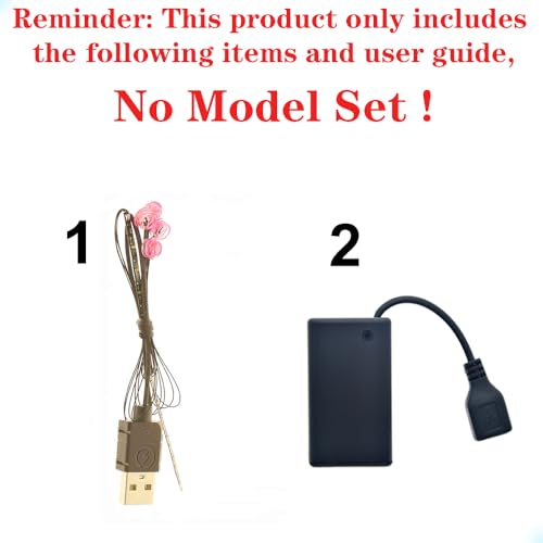 Image of LED Light Set Compatible with Lego 10343 Mini Orchid Botanical Collection Building Blocks Model - Model Set NOT Included