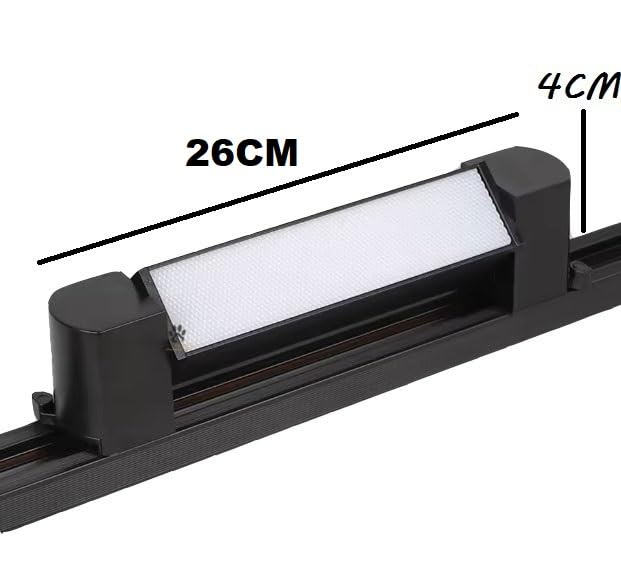 Image of Mufasa 10 Watts Diffuser Black Body LED Track Light Spot Light /Focus Light for Showroom Display Racks Indoor Ceiling Home Office | Track Rail NOT Included | (Warm White)