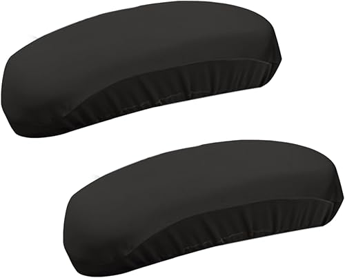 Kakalote Fundas para reposabrazos de silla de oficina, 1 par de fundas elásticas elásticas para sillas de computadora, funda de brazo para silla de
