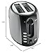 Oster 2-Slice Toaster with Extra Wide Slots, Bagel Toaster for All Bread Types, Brushed Stainless Steel