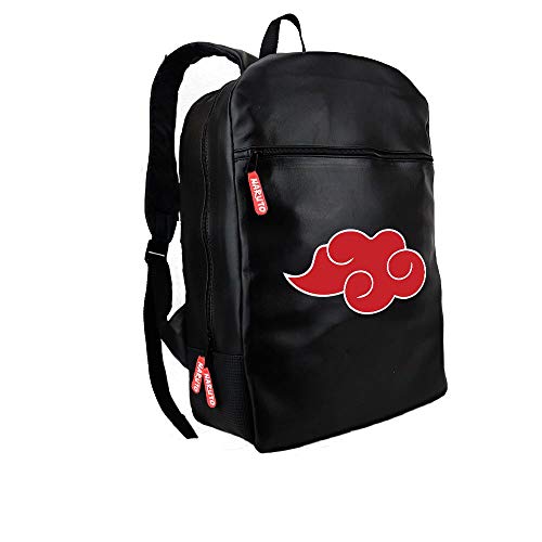 Tênis Star Naruto Akatsuki com Mochila + Relógio e Adesivo do Anime - Preto Tamanho:31