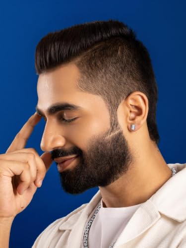 Image of ORIONZ Stud Earrings for Men & Boys (1 Piece) - 925 Sterling Silver CZ Ear Studs - Men Fashion Gift