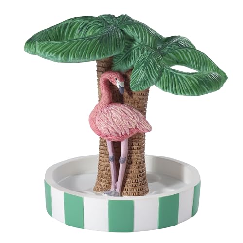 Avanti Linens - Toothbrush Holder, Durable Countertop Accessories, Stylish Bath Decor (Flamingo Paradise Collection)