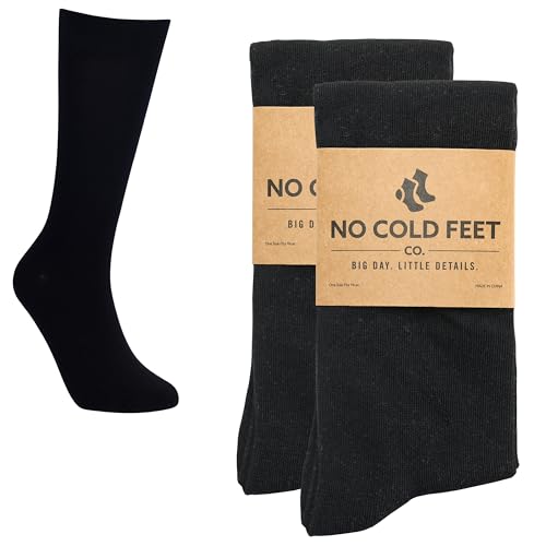 Fun Black Colorful Novelty Socks for Men for Dress Casual Formal Groomsmen Wedding, 2 Pack