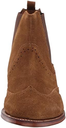 Stacy Adams Men's M2 Wingtip Suede Chelsea Boot, Tan, 7.5 D US | Image 1