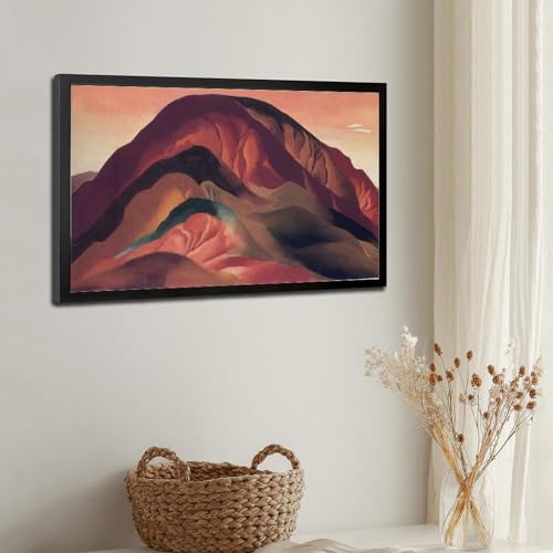 Peintures décoratives sur toile désert Rust Red Hills grand format 61 cm