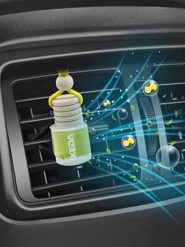 Image of Car Air Freshener, Car Fresheners for Men & Women, 45+Day Long Lasting Fragrance Hanging Air Fresheners Scents, with Clip, Perfect for Auto and Home,Christmas,10ml, Lemon