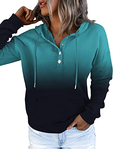 KISSMODA Womens Hoodies Crewneck Long Sleeve Pullovers with Pocket Casual Trendy Sweatshirts - Image 2