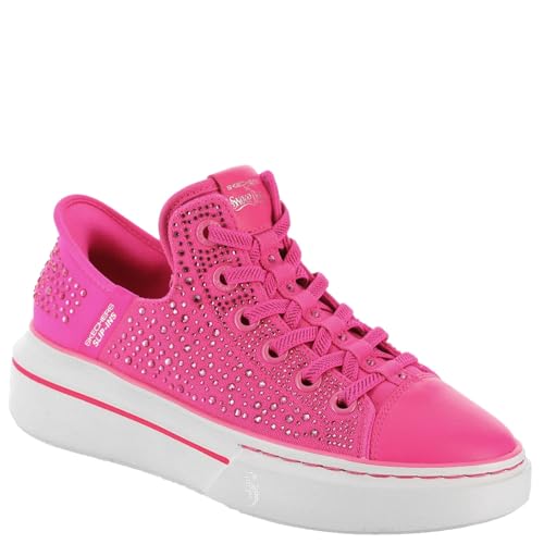 Skechers Snoop One Rhine-Stoned Baskets pour Femme, Rose, 37.5 EU