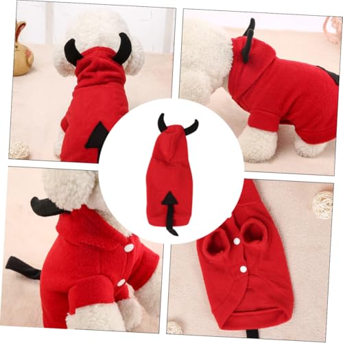 Disfraz para perro UPKOCH Diablo Halloween tamaño S miniatura 6