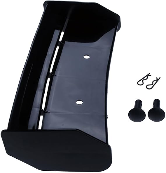 FLMLF Nylon Crash-Proof Rear Wing Set Tail Wing Spoiler Black