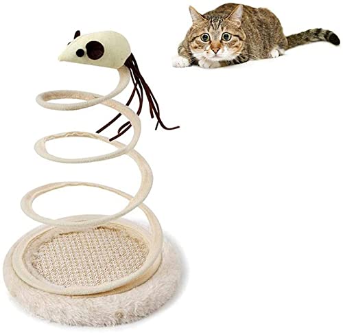 Dog Trust Spring Spiral Cat Hunting Toy Mouse Ball Indoor and Outdoor Toy-Pack of 1 (B09NXZ3W96) Amazon Price History, Amazon Price Tracker
