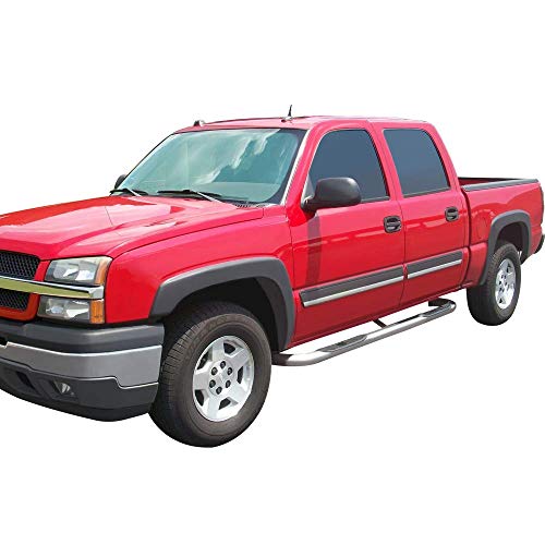 Ikon Motorsports Fender Flares Compatible With 1999-2006 Chevy Silverado Gmc Sierra, Factory Style Pp Matte Black (Pack Of 4) #TOP2