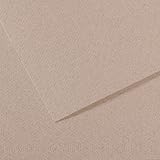 Canson 200331668 Mi-Teintes Skizzenblock, 160 g/qm, meliert DIN A4, rot/grau