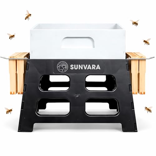 SunVara 10-Frame Bee Hive Stand for Beekeepers