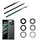 Rückkamera-Glaslinse Ersatz für iPhone 11 Pro und iPhone 11 Pro Max Back Rück Kamera Glas Linse,Ersatz-Reparatur-Set