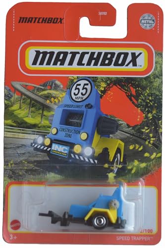 Matchbox Speed Trapper vehículo azul 1:64 metálico miniatura 1