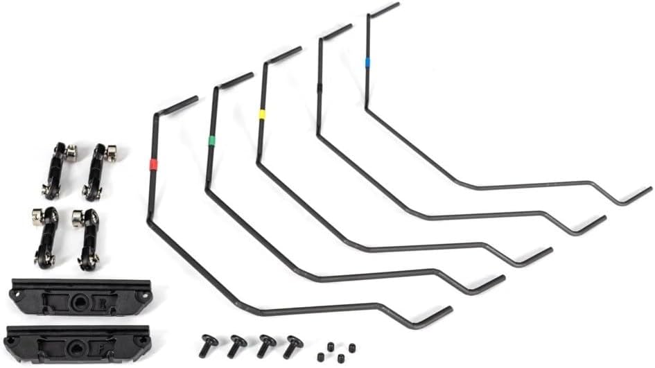 TRAXXAS SWAY BAR KIT MAXX SLASH F/R, BLACK