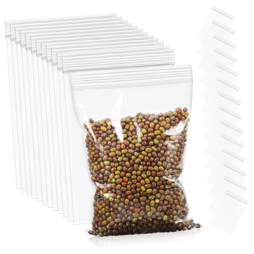 GOOHOCHY 400 Pcs Self Seal Treat Bags Press Sealable Packing Bags for Cookies Snacks Sweets Business