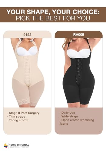 MARIAE FAJAS Tummy Control Shapewear Bodysuit Colombian Open Bust Body Shaper2