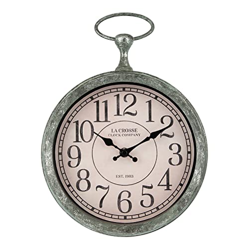La Crosse Technology Wall Clock - 12.5-inch x 9-inch x 2.1-inch -...
