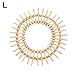 Produktbild Hemicala Rattan-innovativer Kunst-Dekorations-runder Schminkspiegel, der Badezimmer-Wand-hängenden Spiegel kleidet