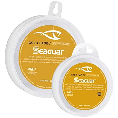 Seaguar Gold Label 100% Fluorocarbon Leader (DSF) 25yd 15lb (15GL25) Cover