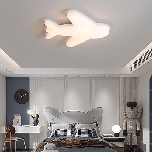 Plafonnier acrylique et métal design avion à intensité variable 40W