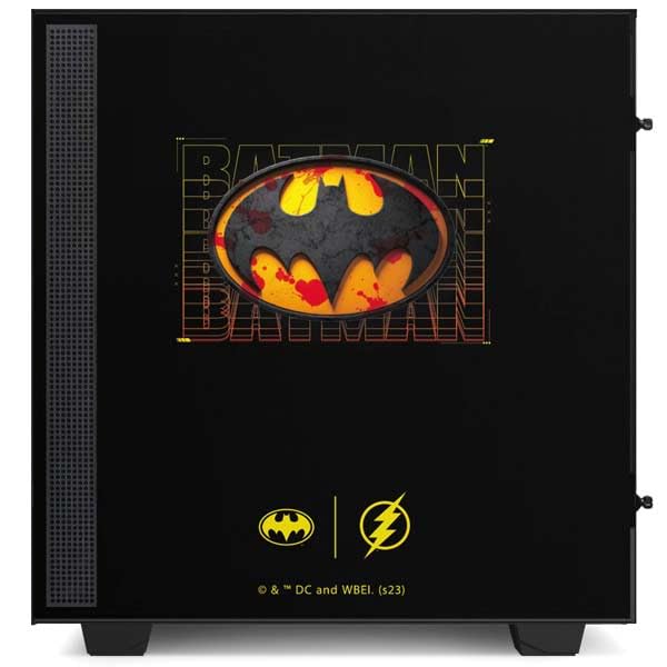 Skin Gaming compatible con gabinete NZXT H510 Compacto ATX Mid-Tower - Diseño Batman Bloody Logo miniatura 2