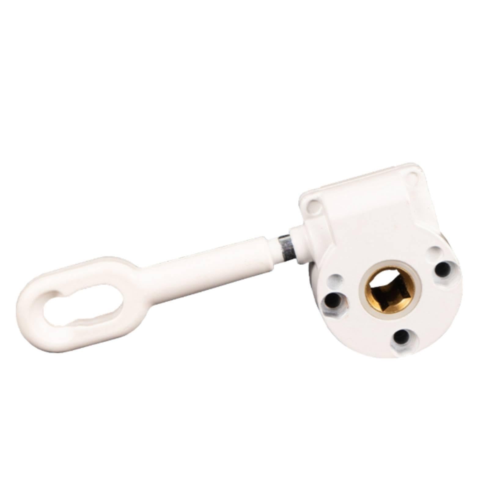 Awning Machine Head Replacement Awning Crank Box Manual Canopy Mechanism Housing for Home Improvers, Contractors, Patio, Deck, Rv White-image-27