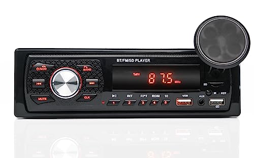 Som Automotivo Bluetooth Auto rádio 240w Fm Mp3 Player Usb Cartão Sd Aux Carro com Controle Remoto