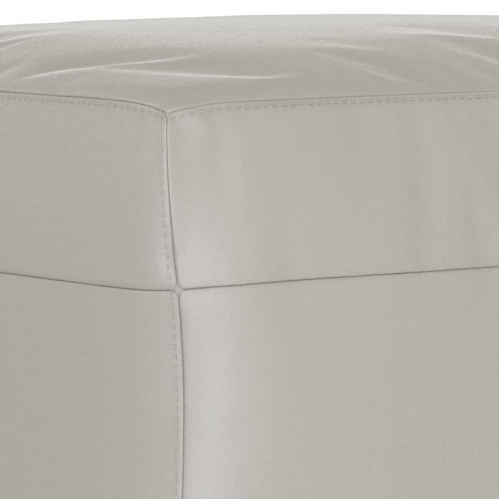Panchina grigio chiaro, tessuto in microfibra, 70 x 35 x 41 cm, imbottita con schiuma, panca come panca da corridoio, poggiapiedi o panca letto, con pratico contenitore