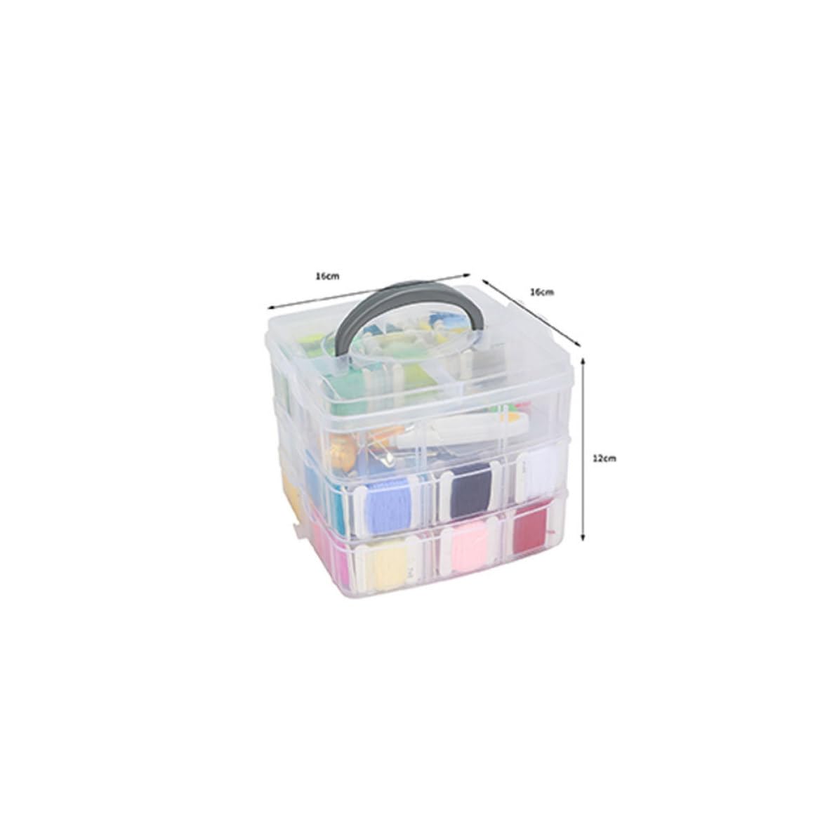BESPORTBLE Kit Fili da Ricamo, Set Fili Ricamo, 150 Colori, con Accessori e Scatola Portaoggetti in Metallo e Plastica, per DIY e Pratica, per Donne e Ragazze
