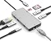 Produktbild EZQuest USB-C Multimedia Hub Adapter 8 Anschlüsse (HDMI 4K 30Hz, 100W USB-C PD 3.0, Gigabit Ethernet, 3X USB 3.0, SD & Micro SD) für MacBook Air, MacBook Pro, XPS und mehr