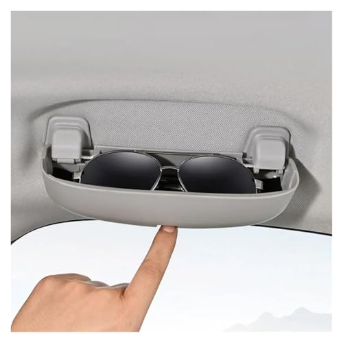 Étui à lunettes pour Compass 2017-2023, boîte de rangement en ABS gris pour voiture