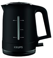 Krups F30908 Krups ProAroma Glas-Kaffeemaschine, 10 Tassen, 1.050 W im modernen Design, schwarz & BW2448 Wasserkocher Pro Aroma, 1,6 L, 2,400 W mit beleuchtetem Ein-/Ausschalter, schwarz – Ansicht 5