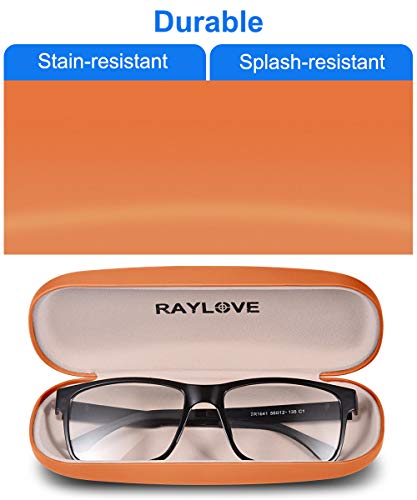 Image of RayLove Unisex Hard Shell Eyeglasses Cases, Protective Case For Glasses