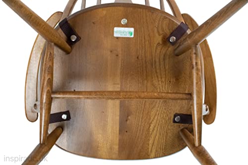 Inspirado Seat Pad for Ercol Windsor Dining Chair (Seat-width-451mm, 02-29 Bacardi-Navy Blue) - order several if a set is required