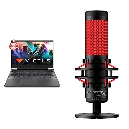 Image of HP Victus Gaming AMD Ryzen 7-5800H 16.1 inch(40.9 cm) FHD Gaming Laptop & Quadcast