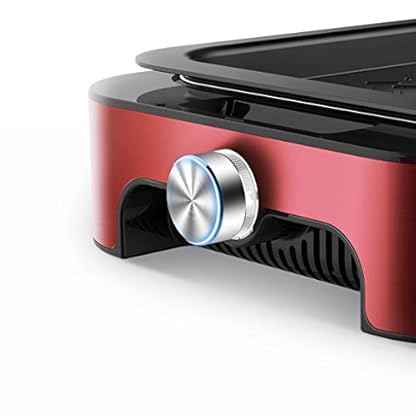 haozai Kontaktgrill - Elektrogrill - Elektrischer Tischgrill 1000 W - Antihaft Beschichtetes Edelstahl - Abnehmbare… – Bild 4