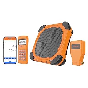 Elitech 150KG Báscula Refrigerante HVAC LMC-310A,Báscula para Aire Acondicionado R134a R410a Bluetooth Y Wi-Fi,Digital Refrigerant Scale Programable De Alta Precisión Función De Apagado Automático