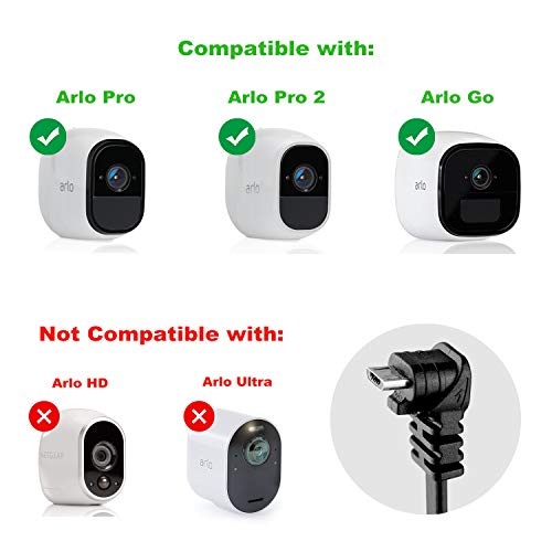 image for Taken one 10 Feet Weatherproof Arlo Outdoor Power Adapter for Arlo Pro
