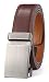 GFG Herren Gürtel,Leder Automatik Gürtel Für Herren Jeans Anzug Gürtel-3,5cm Breite-003-125-Braun