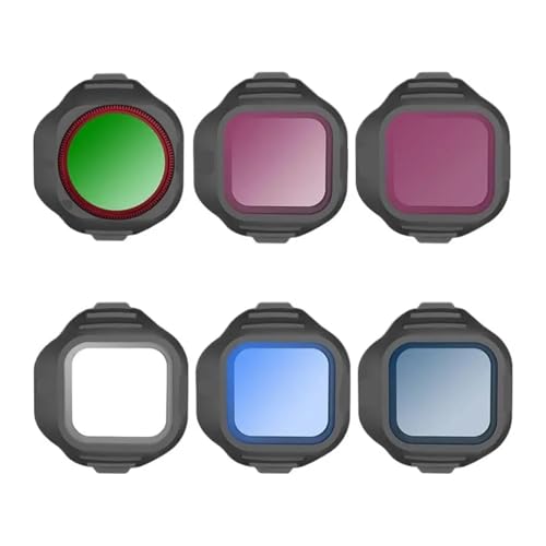 �����Y�t�B���^�[�Z�b�g Mini 5 Pro �h���[���J�����p�ACPL ND16 ND64 LP�A�u���b�N�A1/4 ���w�K���X�A�ʐ^�A�N�Z�T���[(6pcs set)