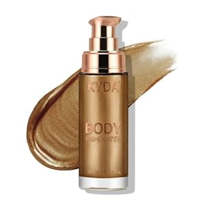 KYDA Body Luminizer, Waterproof Moisturizing and Glow For Face & Body, Radiance All In One Makeup, Face Body Glow Illuminator, Body Highlighter, 1 Fl.Oz, Glistening Bronzer